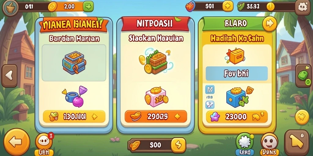 Tema permainan yang beragam dan menarik.